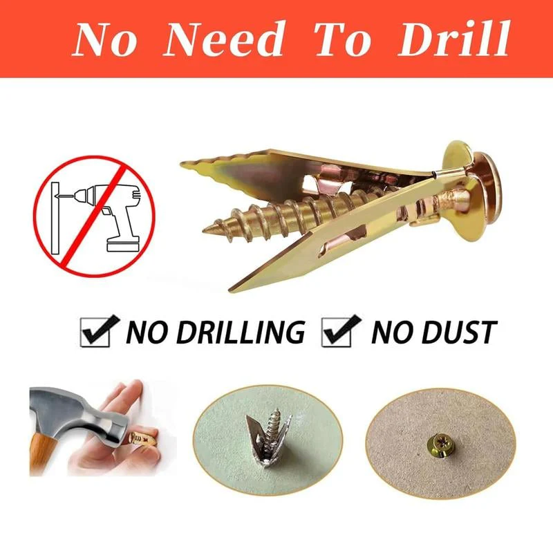 Self Drilling Drywall Anchors with Screws Kit - Image 3
