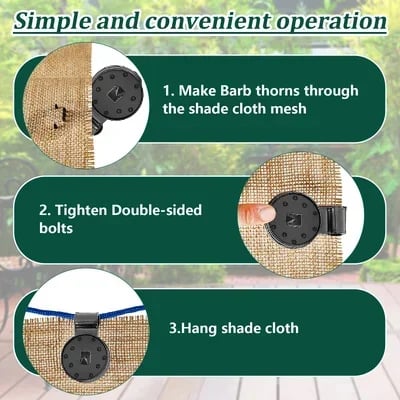 💥Last Day Promotion 🔥Shade Cloth Heavy Duty Lock Grip - Image 7
