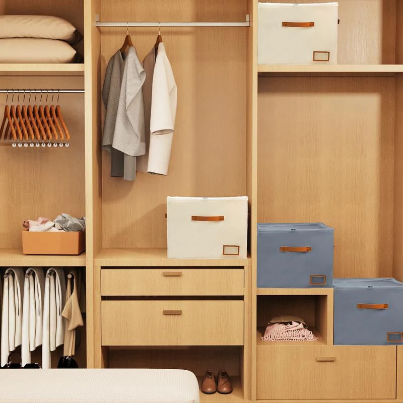 👟Shoe Organizer for Closet, Fabric Shoe Storage Boxes with Clear Cover, Storage, Foldable Space-saving Storage Container Bins🔥 - Image 3