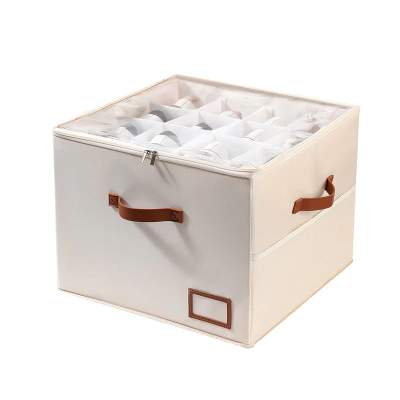 👟Shoe Organizer for Closet, Fabric Shoe Storage Boxes with Clear Cover, Storage, Foldable Space-saving Storage Container Bins🔥 - Image 9