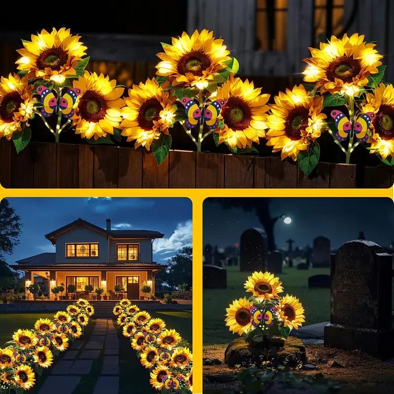 🌻Mother's Day Sale 49% OFF- 🌞Solar LED Sunflower Garden Lights-29.6inch/74cm - Image 10