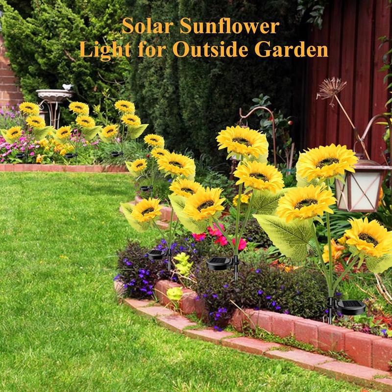 🌻Mother's Day Sale 49% OFF- 🌞Solar LED Sunflower Garden Lights-29.6inch/74cm - Image 7