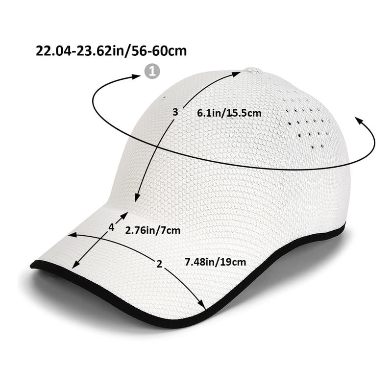 Seamless Packable Lightweight Sports Baseball Cap - Image 9
