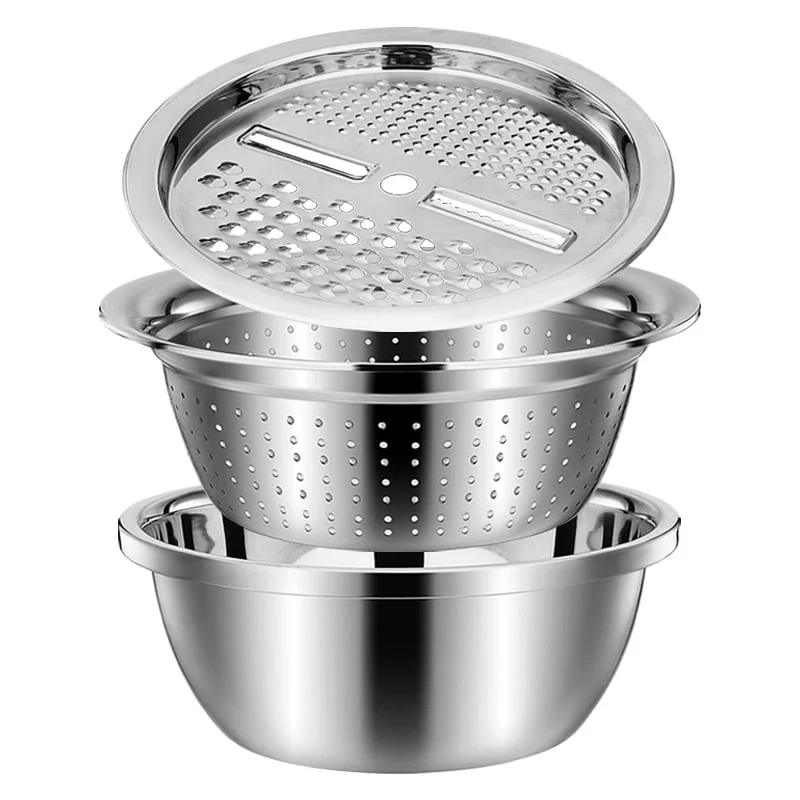 Stainless Steel Grater with Drain Basket🥕🥗 - Image 15