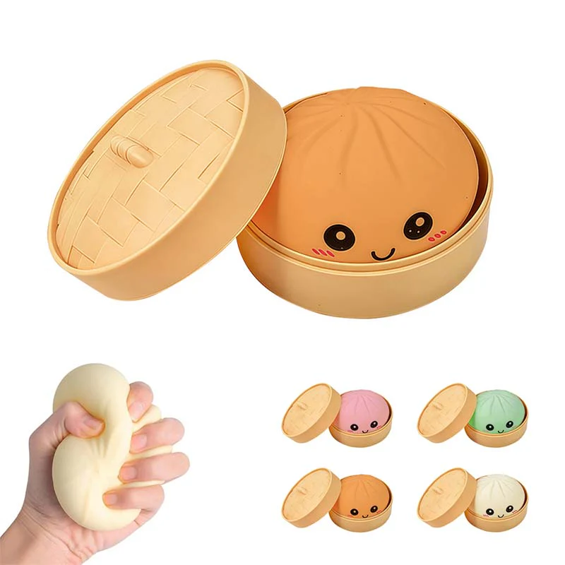 Ultra-Rare Rainbow Smiling Dumpling Squishy - Image 12