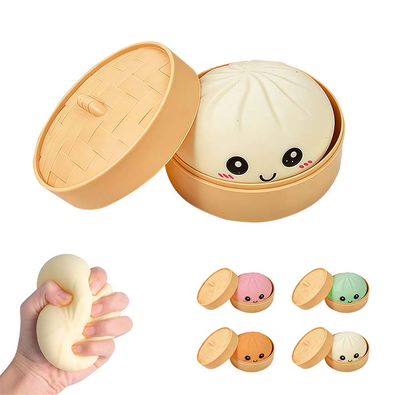 Ultra-Rare Rainbow Smiling Dumpling Squishy - Image 13