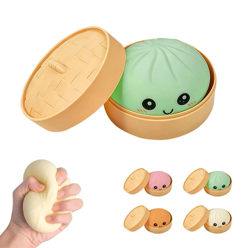 Ultra-Rare Rainbow Smiling Dumpling Squishy - Image 14