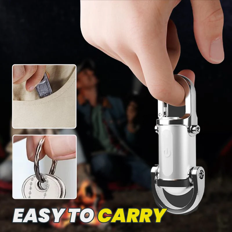 1200LM Super Bright Mini Keychain Flashlight Waterproof - Image 4