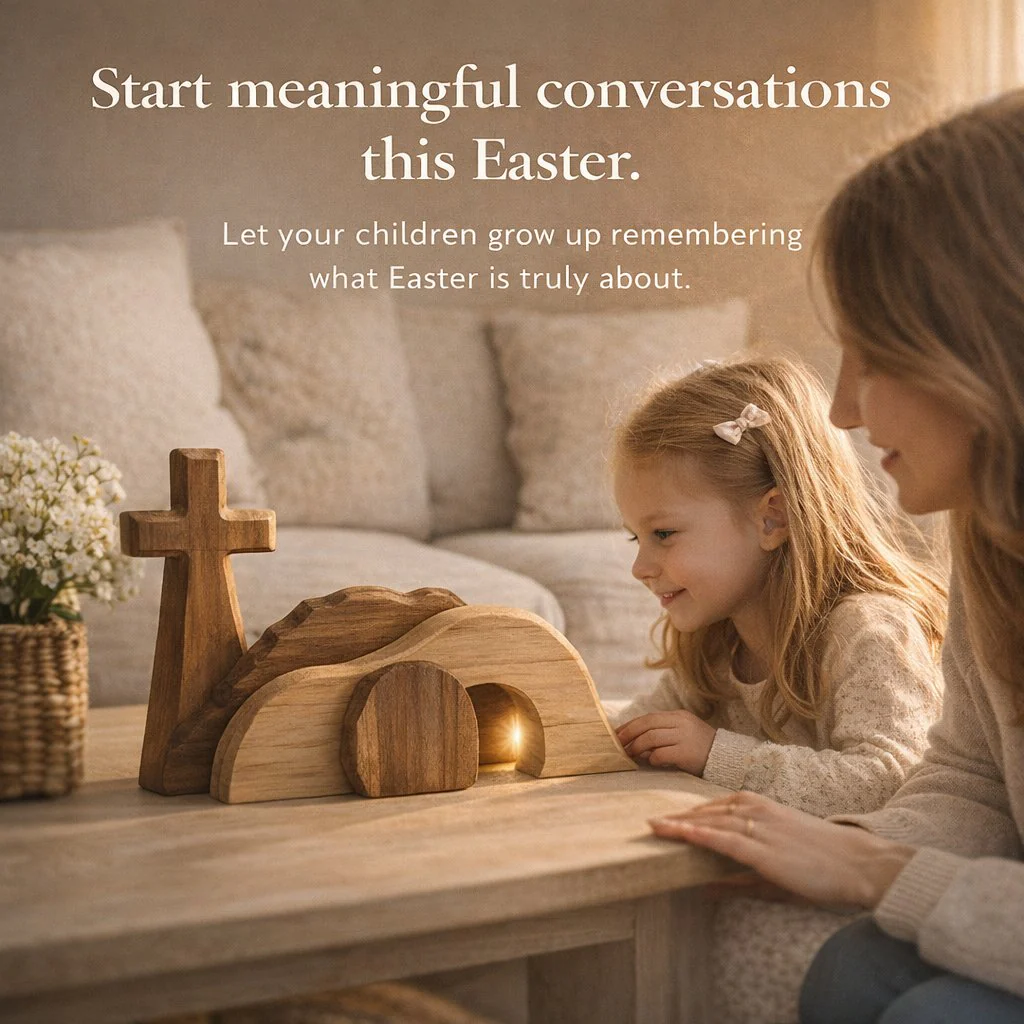 🔥The Wooden Resurrection Cross & Empty Tomb That Reminds Your Family What Easter Is Really About - Image 3