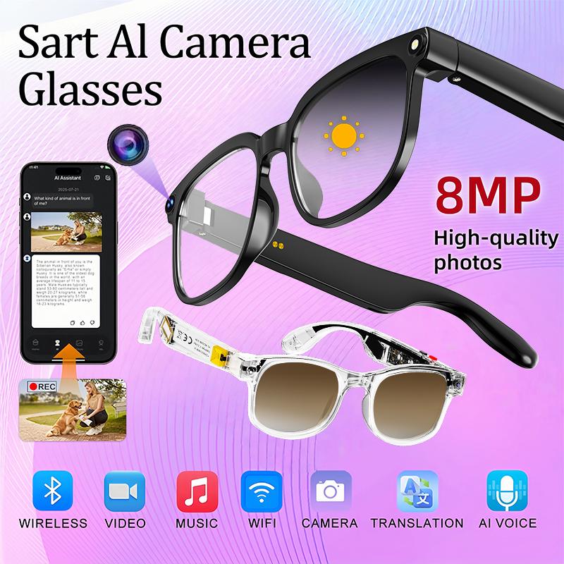 Tiktrove AI Smart Camera Glasses
