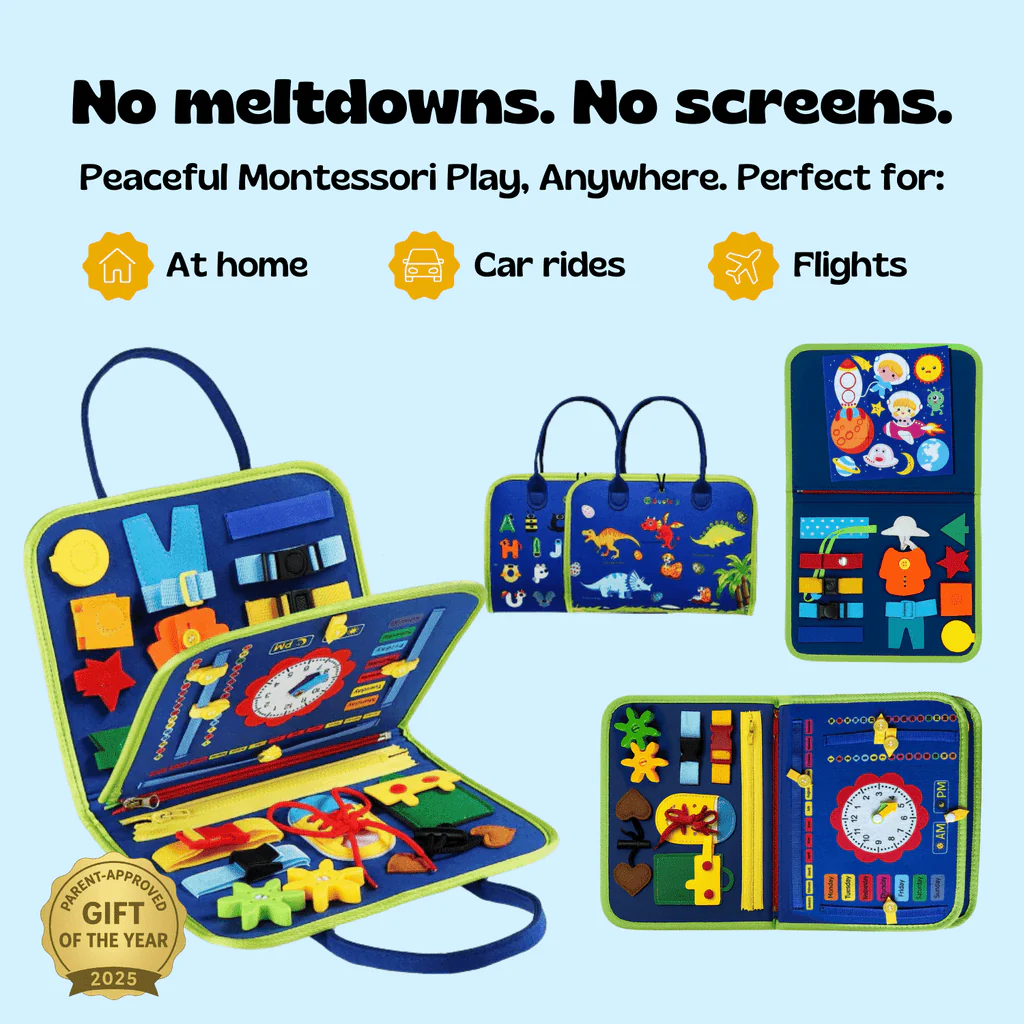 Tiktrove Montessori Busy Board - Image 2