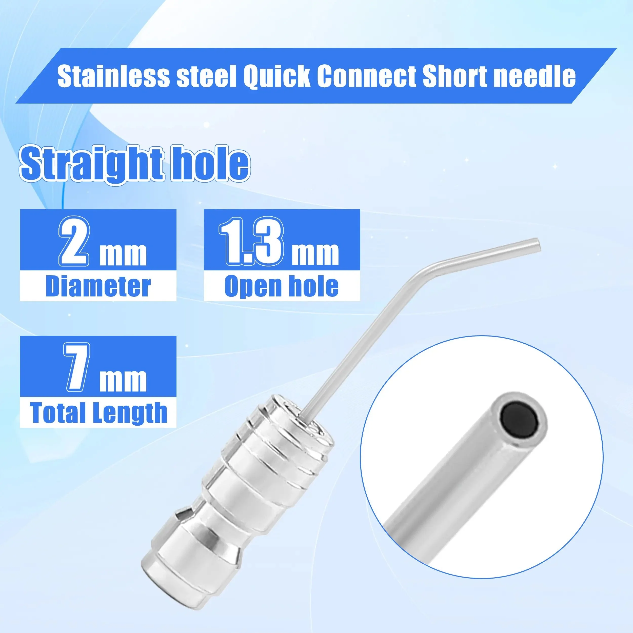 Heavy Duty Hose High-Pressure Washer Spray Nozzle Kit for Drum Washing Machine & AC 4 Pack Straight/Side Spray Nozzles 7cm & 22.5cm 40° Tips 1-2GPM - Image 6
