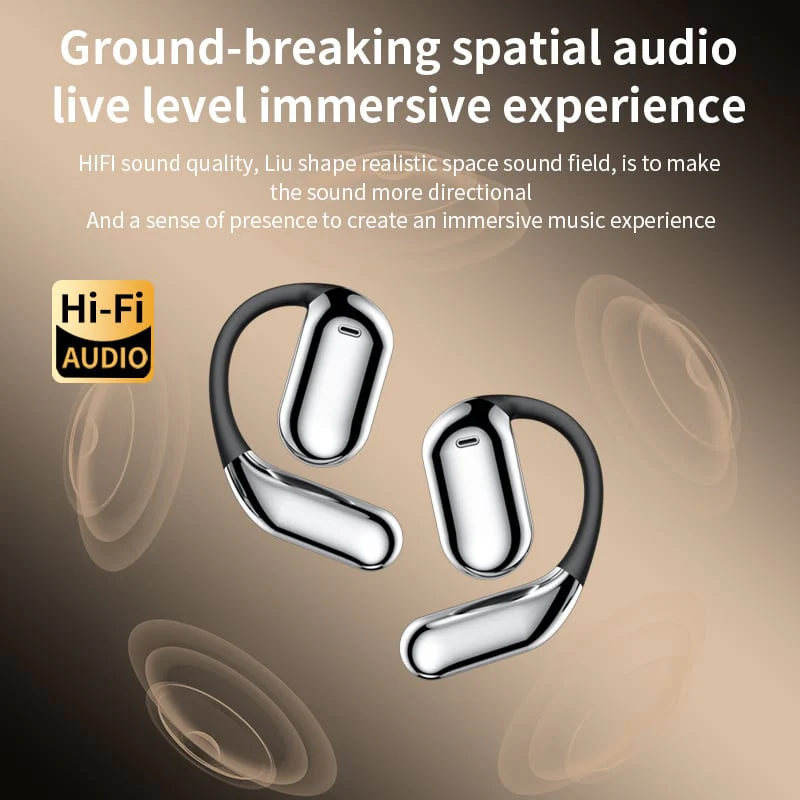 🔥⏰True Powerful Bluetooth 5.4 Open Ear Earbuds, IPX5 Waterproof - Image 9