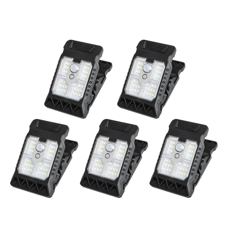 USB & Solar Powered Motion Sensor Clip Lights - Image 3