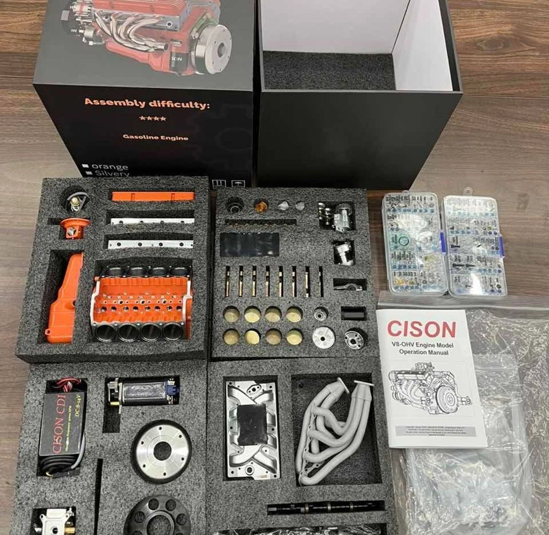 Gasoline OHV V8 Small-block Engine Model Kits - Image 3