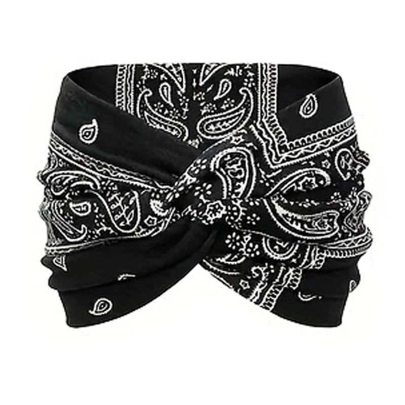 Vintage Style Wide Tie-Dye Hairband - Image 6