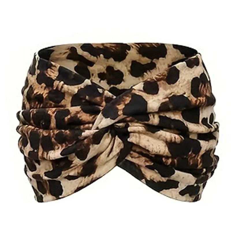 Vintage Style Wide Tie-Dye Hairband - Image 9
