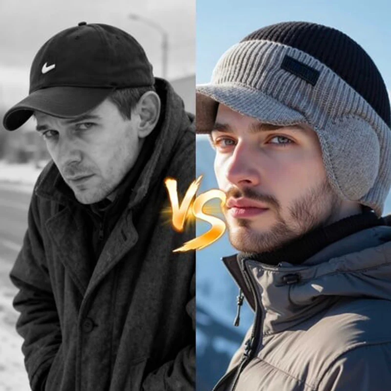 Windproof Thermal Cap with Visor - Image 5