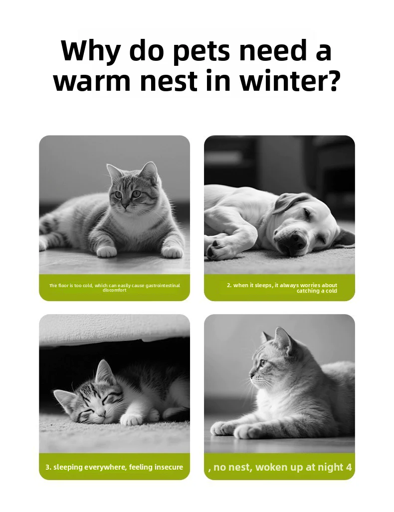 🐈Removable and Washable Winter Closed-off Cat Bed💝 - Image 5