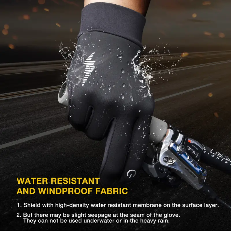 🔥🎄Winter Gloves Women Men Ski Gloves Liners Thermal Warm Touch Screen - Image 5