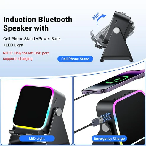 Wireless Induction Audio Speaker Stand - Image 3