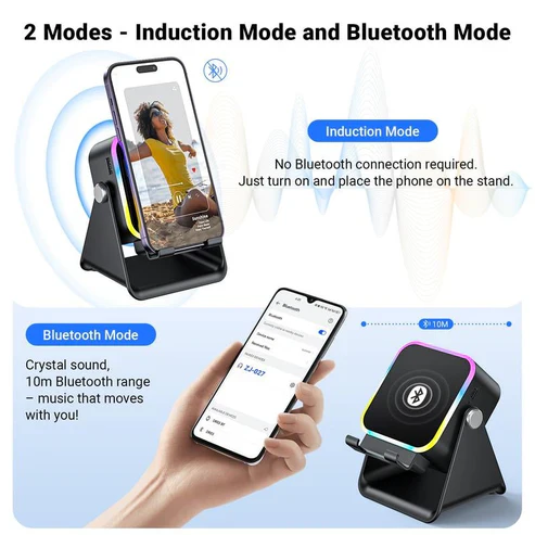Wireless Induction Audio Speaker Stand - Image 4