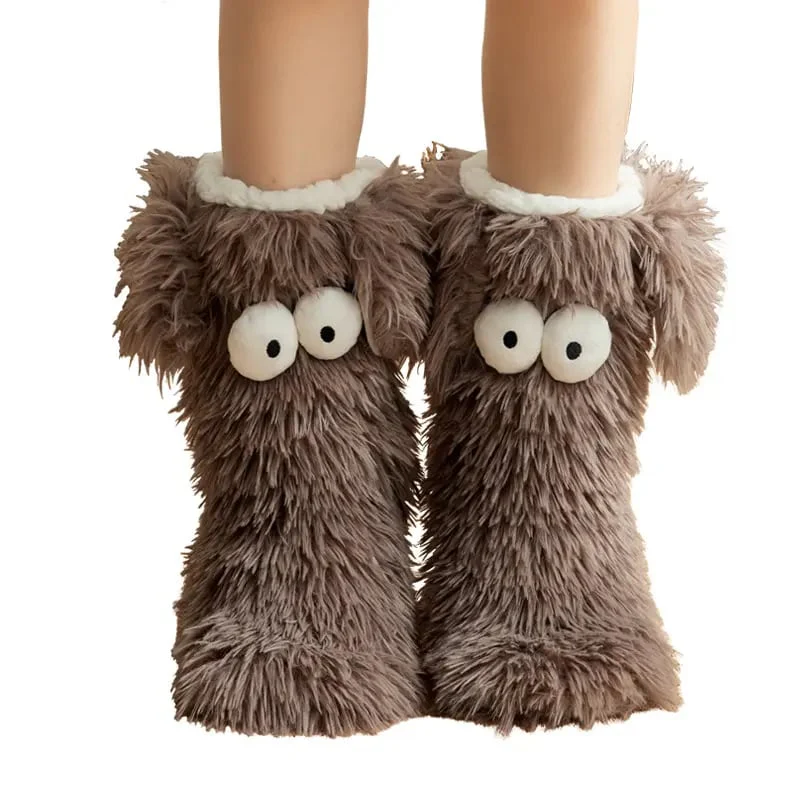 Women's Plush Slippers Socks - Image 8