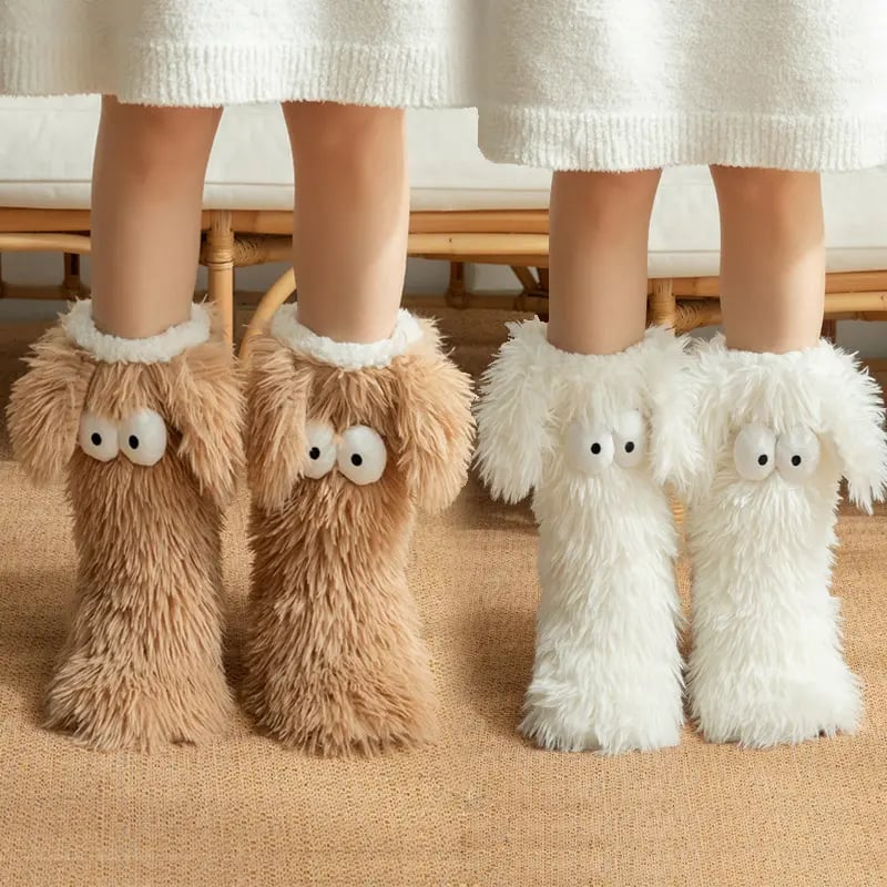Women's Plush Slippers Socks - Image 9