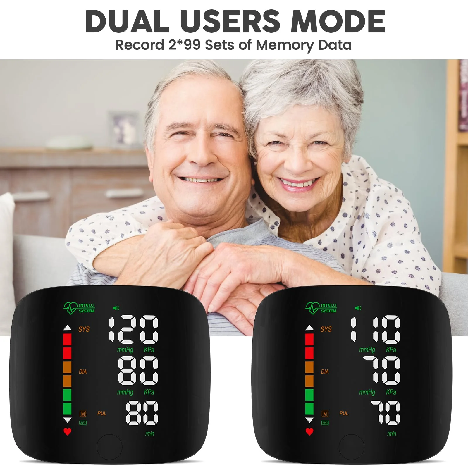 Wrist Blood Pressure Monitor Led Display, Touch Screen Wrist Blood Pressure Cuff - Image 3